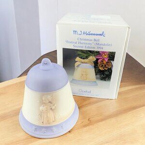 1994 Hummel Goebel Christmas Bell Ornament Festival Harmony Mandolin New In Box